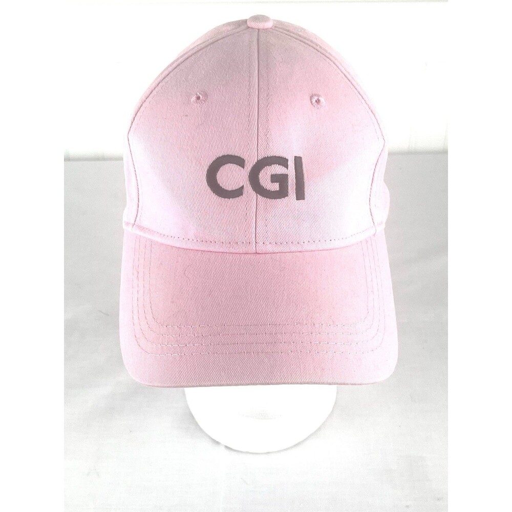 CGI Pink Cap By Cap America Hat  Adjustable Back Hook And Loop Close